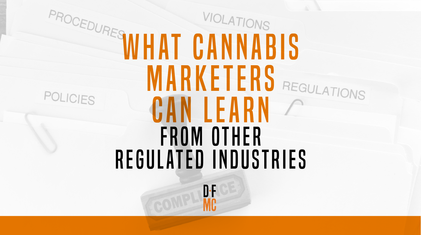 Blog title over compliance documents