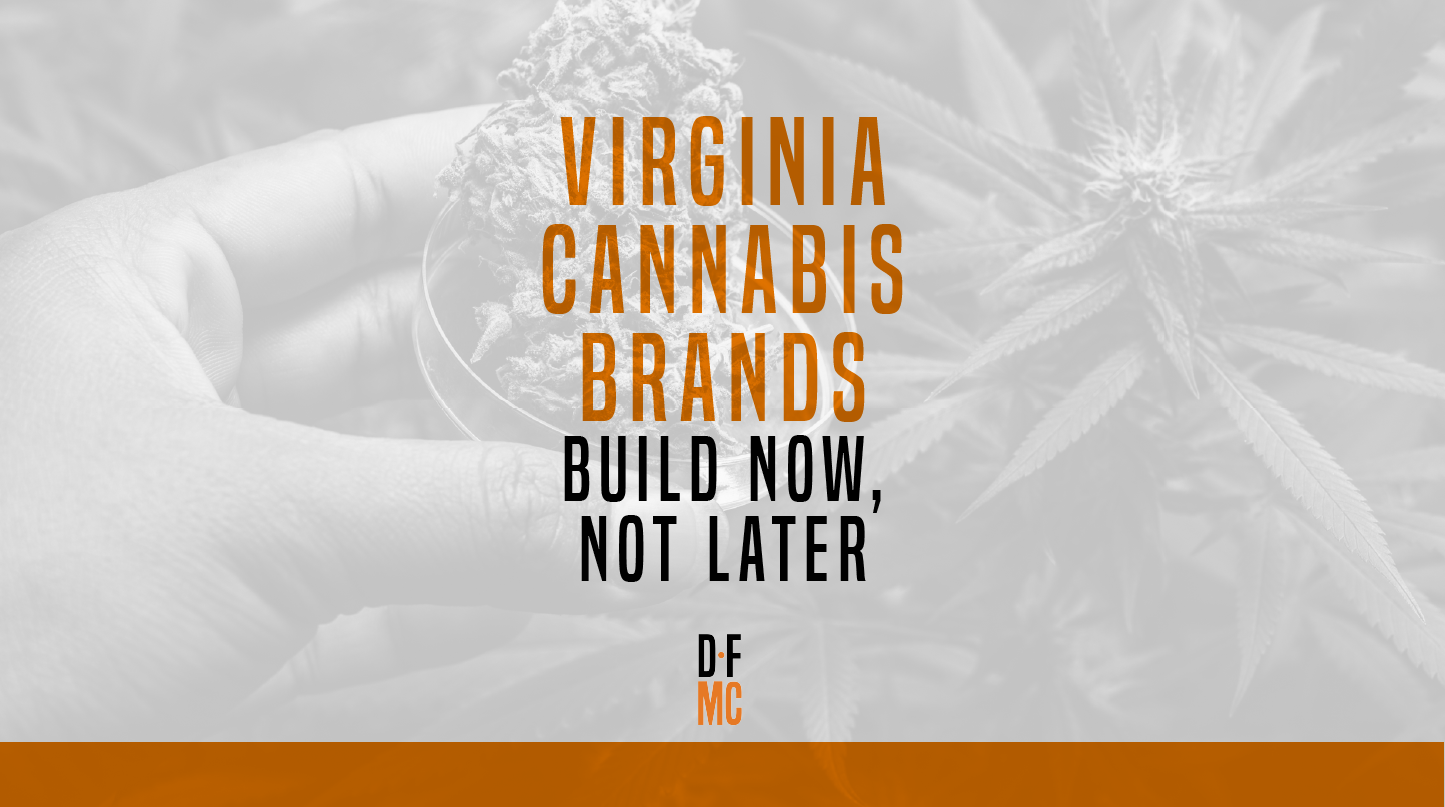 Blog title over cannabis bud